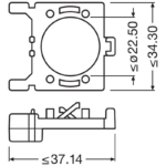 Osram Montagehalterung 64210DA02 1