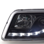Scheinwerfer Set VW Bus T5 Daylight LED Tagfahrlicht 2003 bis 2009 schwarz(5)
