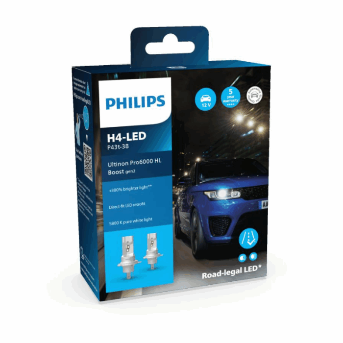 Ultinon Pro6000 H4 PH11342U60B2X2